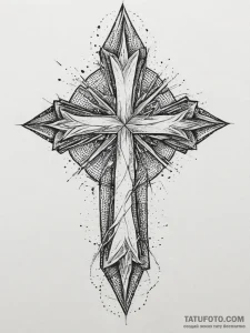Tattoo design a shattered glass effect, with... - эскиз тату (№1754331680_0, 04.08.2025 18:21) — Tatufoto.com