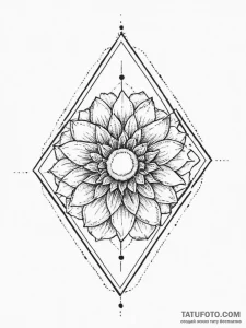 Tattoo sketch a symbol representing a signifi... - эскиз тату (№1754333727_0, 04.08.2025 18:55) — Tatufoto.com