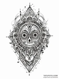 Haida (patterns), artistic tattoo sketch, bol... - эскиз тату (№1754336538_0, 04.08.2025 19:42) — Tatufoto.com