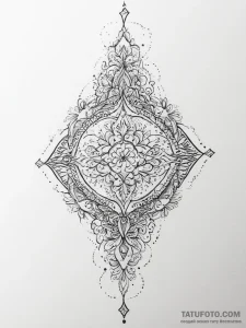 Tattoo sketch a tiny 'save point' symbol line... - эскиз тату (№1754339973_0, 04.08.2025 20:39) — Tatufoto.com