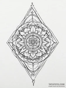 Tattoo design a small, stylized "home" icon m... - эскиз тату (№1754344033_0, 04.08.2025 21:47) — Tatufoto.com