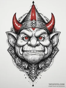 Tattoo design 'do not feed the troll' in a pl... - эскиз тату (№1754344647_0, 04.08.2025 21:57) — Tatufoto.com