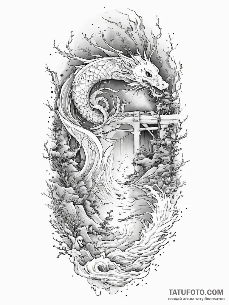 Tattoo sketch a glowing "checkpoint" banner i... - эскиз тату (№1754391737_0, 05.08.2025 11:02) — Tatufoto.com