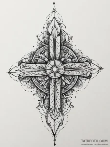 Tattoo design an abstract representation of a... - эскиз тату (№1754391939_0, 05.08.2025 11:05) — Tatufoto.com