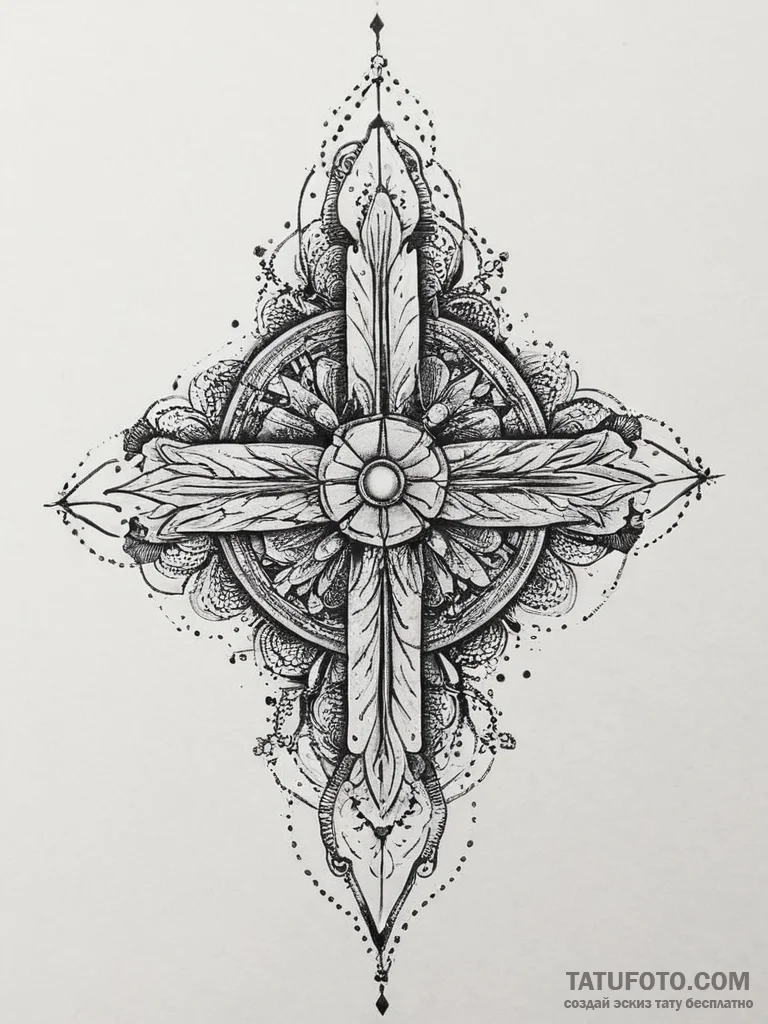 Tattoo design an abstract representation of a... - эскиз тату (№1754391939_0, 05.08.2025 11:05) — Tatufoto.com
