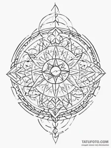 Tattoo design a geometric sphere with the zod... - эскиз тату (№1754397152_0, 05.08.2025 12:32) — Tatufoto.com