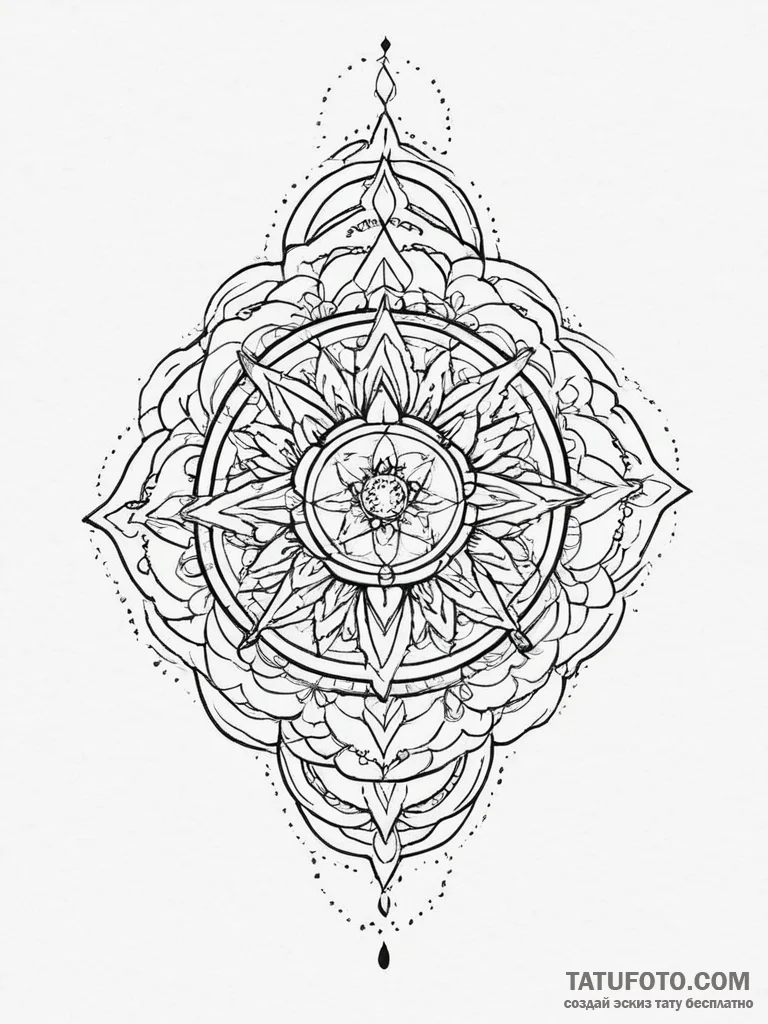 Tattoo design: a depiction of the ritual burn... - эскиз тату (№1754398769_0, 05.08.2025 12:59) — Tatufoto.com