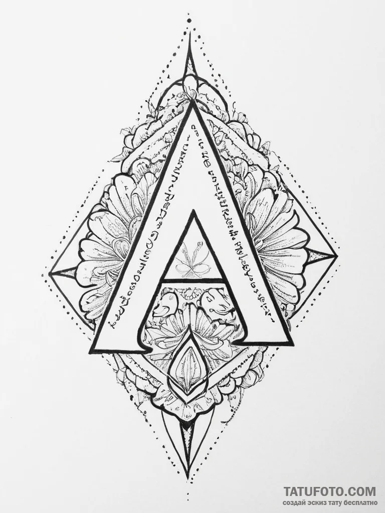 Tattoo design a hand writing a name or initia... - эскиз тату (№1754398974_0, 05.08.2025 13:02) — Tatufoto.com