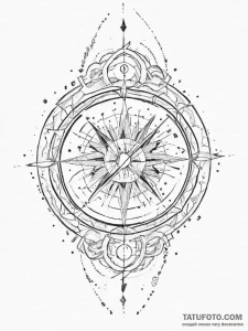 Tattoo design a zodiac symbol integrated into... - эскиз тату (№1754400376_0, 05.08.2025 13:26) — Tatufoto.com