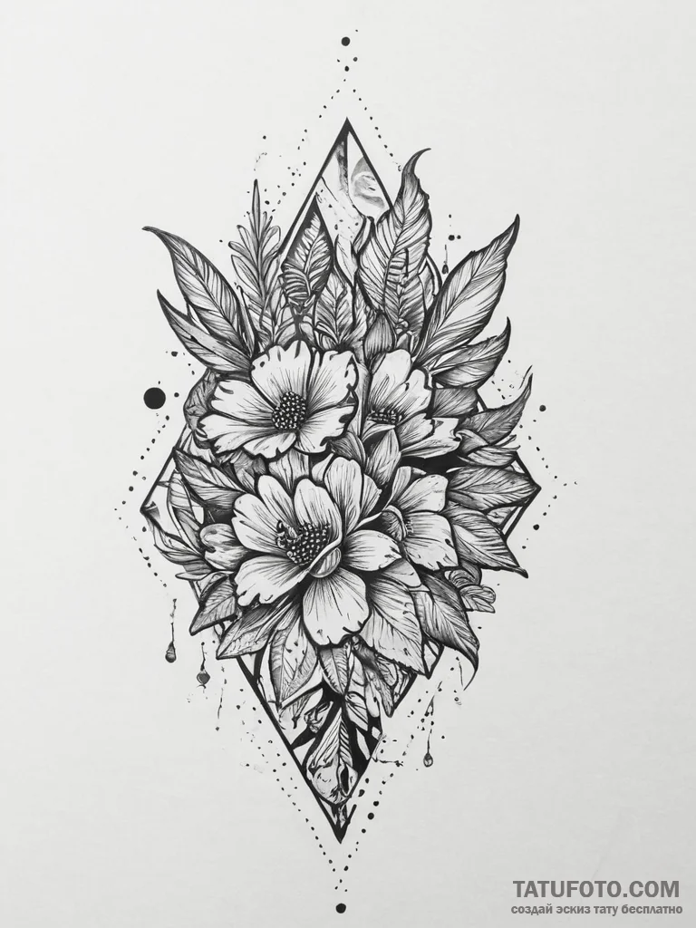 Tattoo design a small, unique motif that hold... - эскиз тату (№1754407383_0, 05.08.2025 15:23) — Tatufoto.com