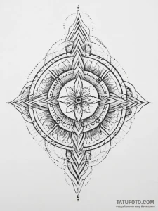 Tattoo design an abstract representation of a... - эскиз тату (№1754411064_0, 05.08.2025 16:24) — Tatufoto.com