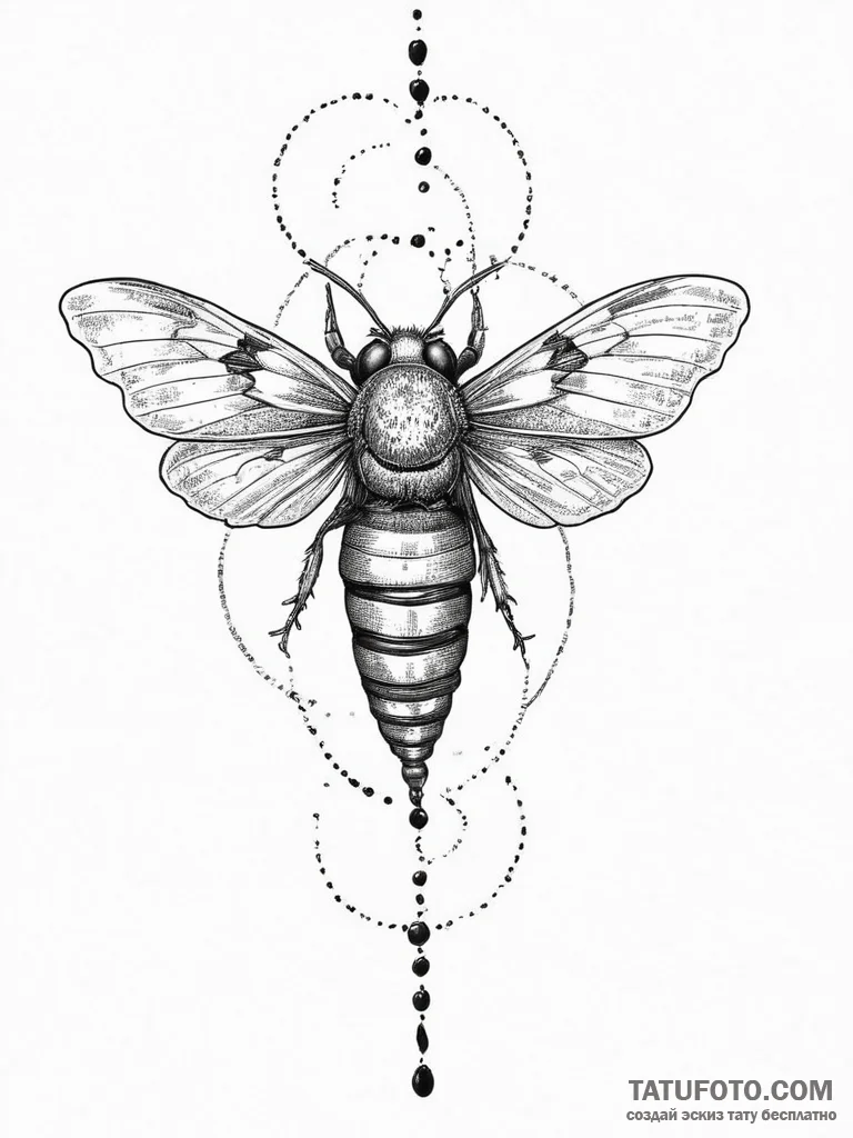 A death's-head hawkmoth, artistic tattoo sket... - эскиз тату (№1754417230_0, 05.08.2025 18:07) — Tatufoto.com