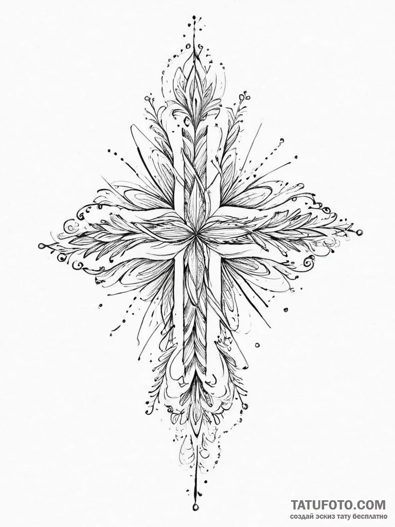 Tattoo sketch a watercolor blend of colors re... - эскиз тату (№1754427819_0, 05.08.2025 21:03) — Tatufoto.com