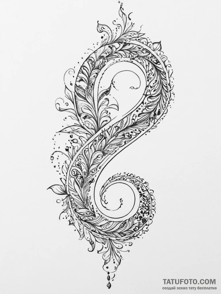 Tattoo sketch a subtle symbol (e.g., a semico... - эскиз тату (№1754428800_0, 05.08.2025 21:20) — Tatufoto.com