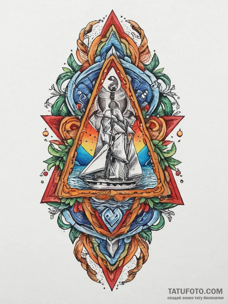 Rune stone, tattoo line art, old school tradi... - эскиз тату (№1754430788_0, 05.08.2025 21:53) — Tatufoto.com