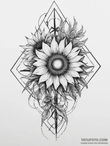Tattoo design: a neo-traditional kolovrat, su... - эскиз тату (№1754438221_0, 05.08.2025 23:57) — Tatufoto.com