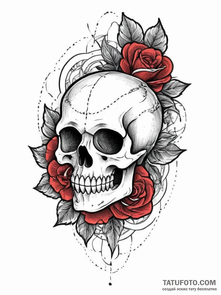 Tattoo design a small, stylized grenade with... - эскиз тату (№1754441653_0, 06.08.2025 00:54) — Tatufoto.com