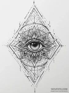 Tattoo sketch an abstract representation of "... - эскиз тату (№1754442637_0, 06.08.2025 01:10) — Tatufoto.com