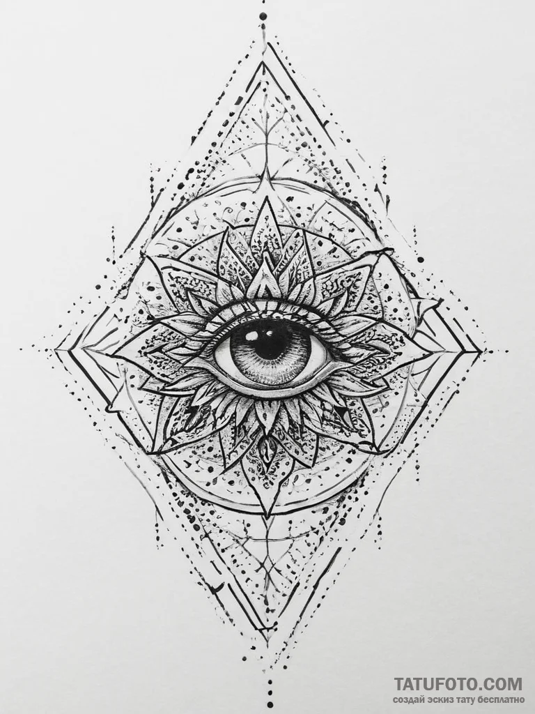 Tattoo sketch an abstract representation of "... - эскиз тату (№1754442637_0, 06.08.2025 01:10) — Tatufoto.com