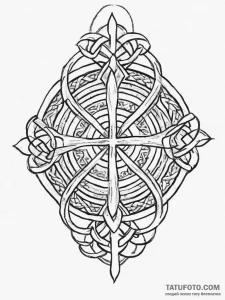 Tattoo design a zodiac symbol formed by inter... - эскиз тату (№1754451114_0, 06.08.2025 03:31) — Tatufoto.com