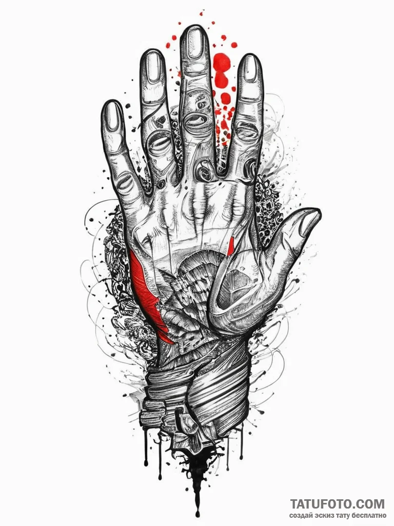 Tattoo sketch 'press start' on a minimalist s... - эскиз тату (№1754451912_0, 06.08.2025 03:45) — Tatufoto.com