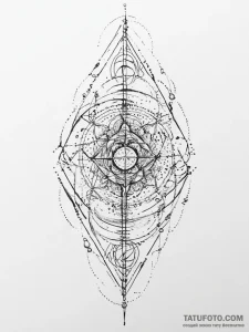 Tattoo design an abstract representation of "... - эскиз тату (№1754452114_0, 06.08.2025 03:48) — Tatufoto.com