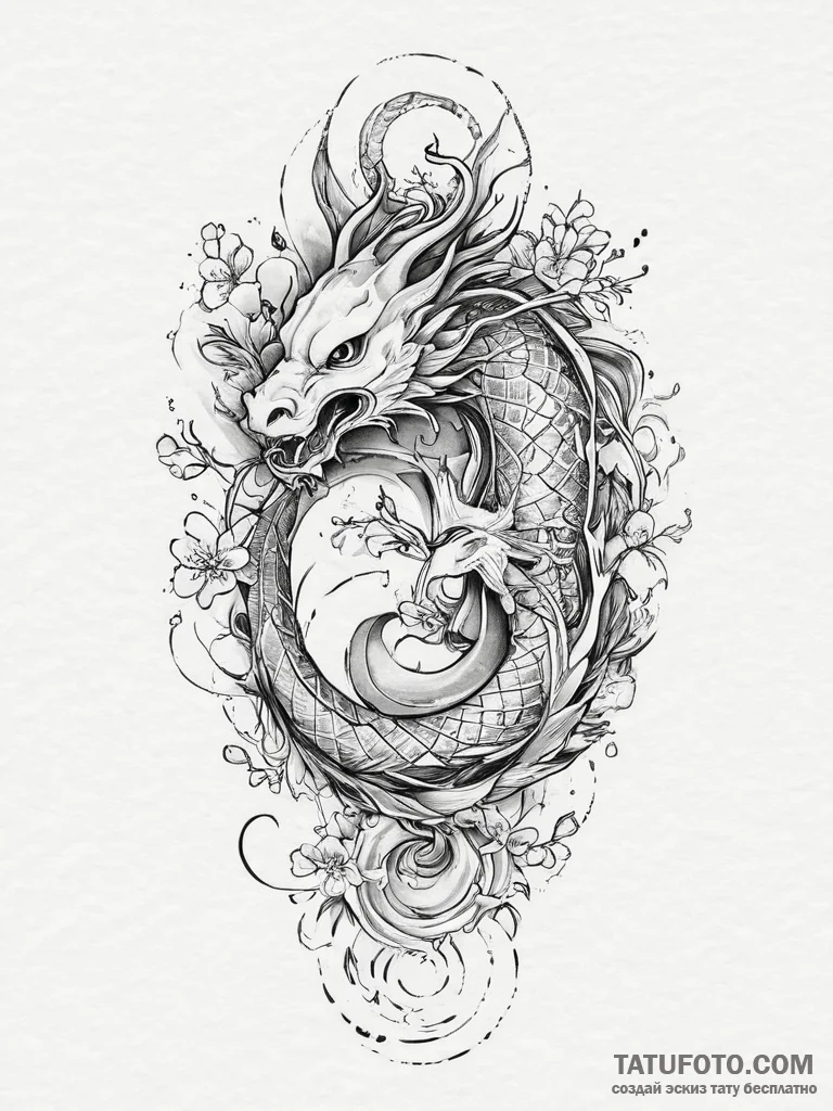 Tattoo sketch a strong, defensive knot or int... - эскиз тату (№1754456930_0, 06.08.2025 05:08) — Tatufoto.com