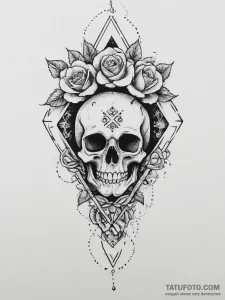 129. tattoo design: a minimalist "rod" rune,... - эскиз тату (№1754461344_0, 06.08.2025 06:22) — Tatufoto.com