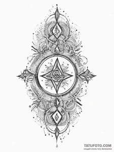 Tattoo design a fantasy scroll unfurling with... - эскиз тату (№1754467616_0, 06.08.2025 08:06) — Tatufoto.com