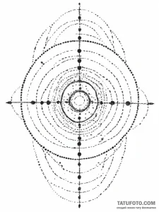 Target, tattoo drawing outline, on a clean wh... - эскиз тату (№1754468019_0, 06.08.2025 08:13) — Tatufoto.com