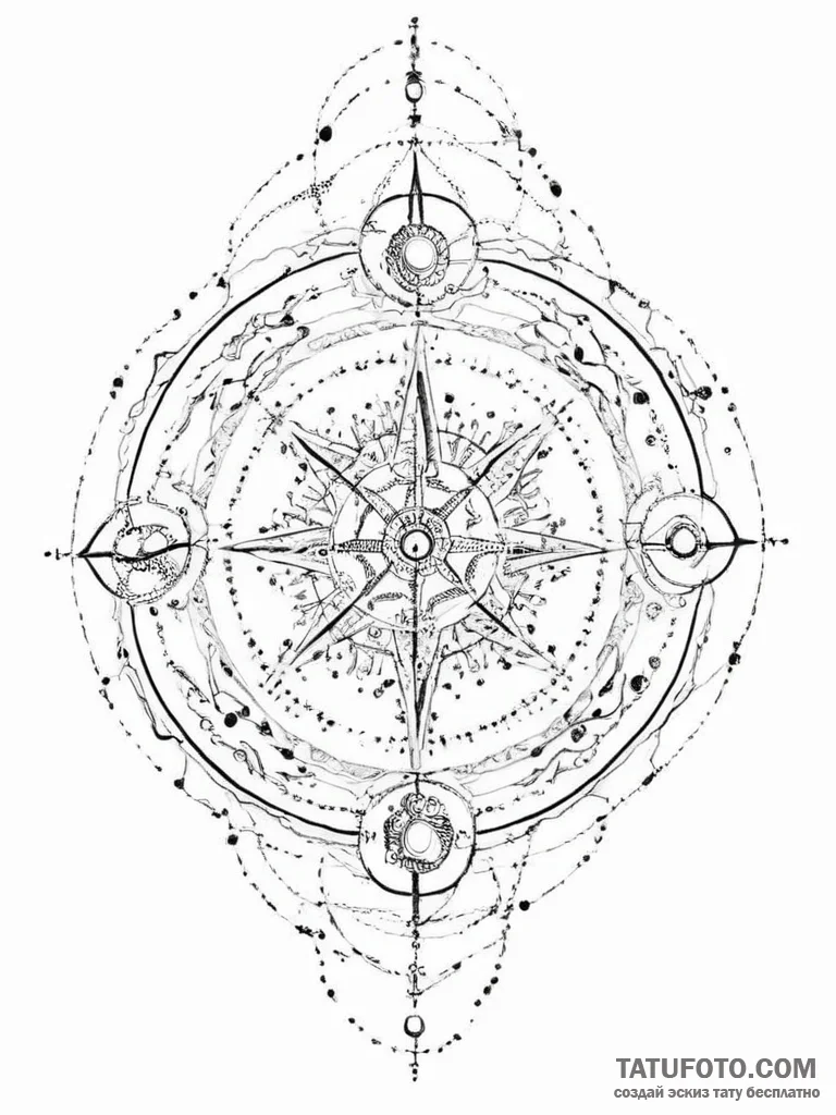 Tattoo sketch a zodiac constellation transfor... - эскиз тату (№1754474868_0, 06.08.2025 10:07) — Tatufoto.com