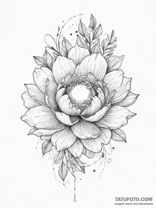 Tattoo design a soft, dreamy watercolor backg... - эскиз тату (№1754479493_0, 06.08.2025 11:24) — Tatufoto.com