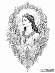 руни и боги сканденавии - эскиз тату (№1754483682_0, 06.08.2025 12:34) — Tatufoto.com