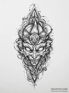 Tattoo sketch an abstract representation of c... - эскиз тату (№1754484388_0, 06.08.2025 12:46) — Tatufoto.com
