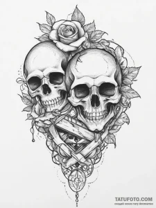Infinity, tattoo flash sheet design, chicano... - эскиз тату (№1754486425_0, 06.08.2025 13:20) — Tatufoto.com
