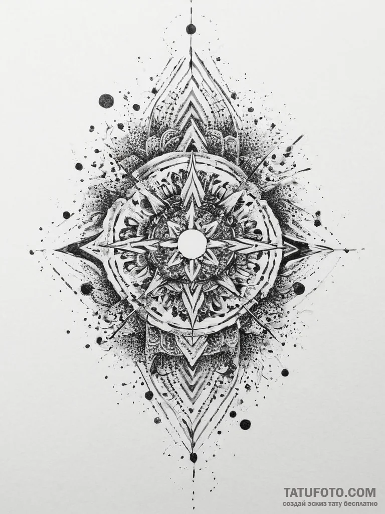 The chaotic beauty of a painter's messy, pain... - эскиз тату (№1754486634_0, 06.08.2025 13:23) — Tatufoto.com