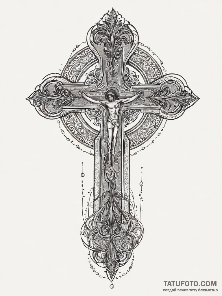 Numbers (as elements), ink illustration for t... - эскиз тату (№1754488262_0, 06.08.2025 13:51) — Tatufoto.com