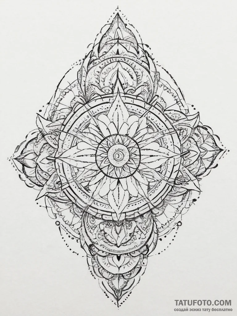 Tattoo design a stylized runner's footprint o... - эскиз тату (№1754573298_0, 07.08.2025 13:28) — Tatufoto.com
