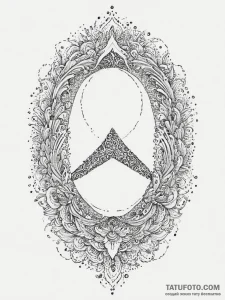 Tattoo design a stylized "pause" symbol trans... - эскиз тату (№1754573690_0, 07.08.2025 13:34) — Tatufoto.com