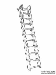 Ladder - эскиз тату (№1754577283_0, 07.08.2025 14:34) — Tatufoto.com