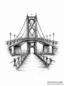 Bridge - эскиз тату (№1754583874_0, 07.08.2025 16:24) — Tatufoto.com