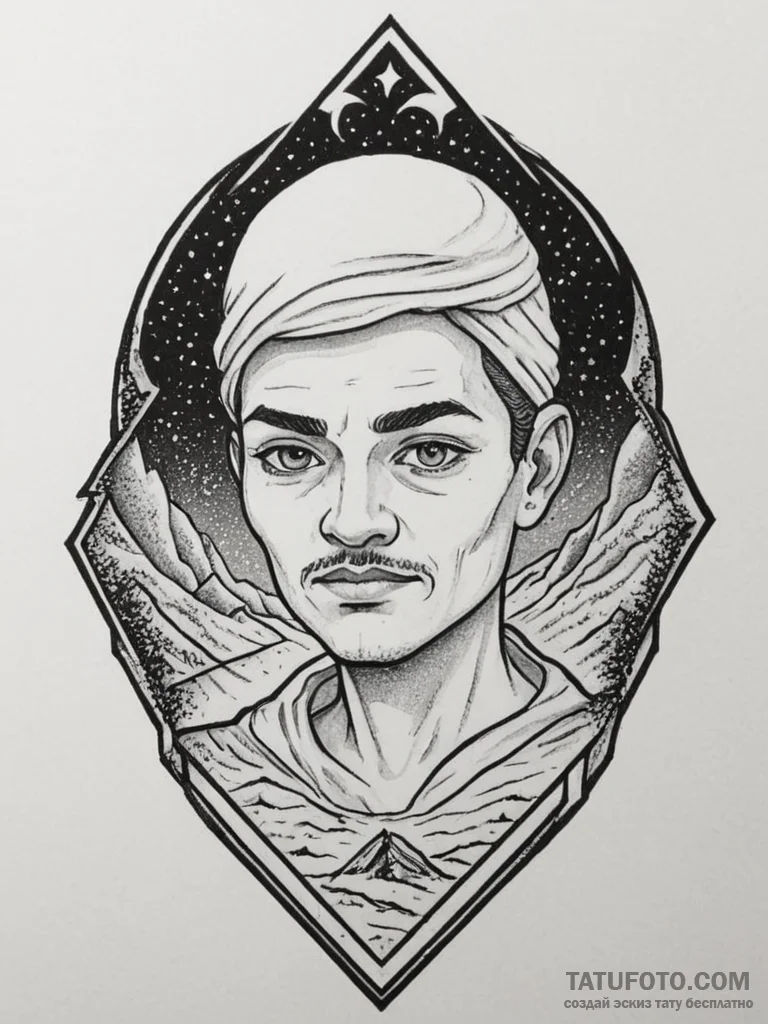 The gom jabbar from dune, tattoo drawing outl… — эскиз тату (№1754585289_0, 07.08.2025 16:48) — Tatufoto.com