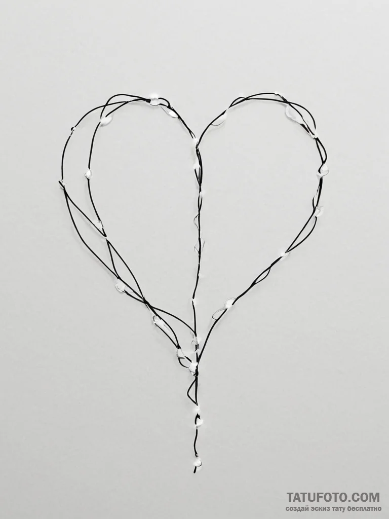 Tattoo sketch a string of fairy lights creati… — эскиз тату (№1754585493_0, 07.08.2025 16:51) — Tatufoto.com