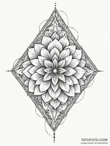 Tattoo design a soft, blending pattern for tr... - эскиз тату (№1754588096_0, 07.08.2025 17:34) — Tatufoto.com