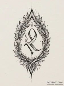 116. tattoo sketch: the rune "oud," depicted... - эскиз тату (№1754588299_0, 07.08.2025 17:38) — Tatufoto.com