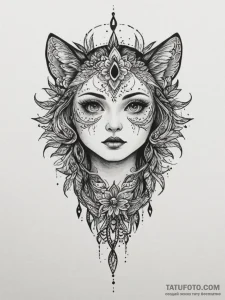 Tattoo design a striking contrast of blackwor... - эскиз тату (№1754588698_0, 07.08.2025 17:44) — Tatufoto.com