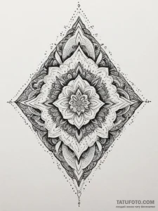 Tattoo design an abstract representation of a... - эскиз тату (№1754594900_0, 07.08.2025 19:28) — Tatufoto.com