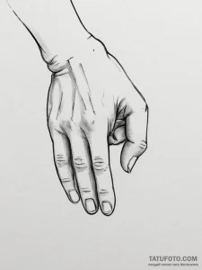 Tattoo sketch a child's hand holding an adult... - эскиз тату (№1754596682_0, 07.08.2025 19:58) — Tatufoto.com