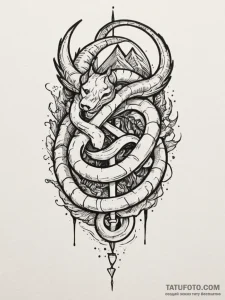 Tattoo design "i use" text for capricorn, wit... - эскиз тату (№1754608667_0, 07.08.2025 23:17) — Tatufoto.com