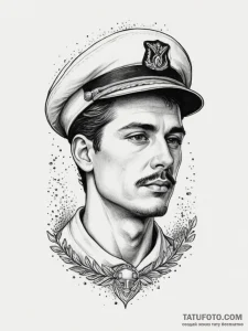 Tattoo sketch a subtle profile of a face in t... - эскиз тату (№1754611459_0, 08.08.2025 00:04) — Tatufoto.com
